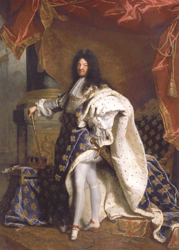 Hyacinthe Rigaud Portrait of Louis XIV